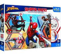 TREFL Puzzle double face Spiderman passe à l'action SUPER MAXI 24 pièces