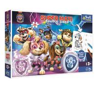 TREFL Puzzle double face Tawny Patrol : Team in Action SUPER MAXI 24 pièces
