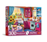 Trefl - Puzzle EasyPiece : Matin dans la Cuisine - 300 Pièces - Grandes Pièces, Assemblage Facile, pour Les Adultes et Les Enfants à partir de 10 Ans