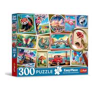 Trefl - Puzzle EasyPiece: Timbres-Poste - 300 Pièces - Grandes Pièces, Assemblage Facile, pour Les Adultes et Les Enfants à partir de 10 Ans
