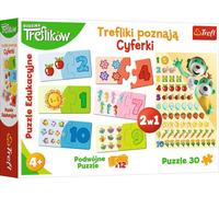 Trefl Puzzle éducatif Treflici reconnaître les chiffres 2en1