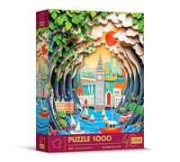 Trefl - Puzzle Effet 3D, Londres - 1000 Pièces - 40ème Anniversaire Trefl, Paper Art, Puzzle Premium pour Les Adultes et Les Enfants à partir de 14 Ans