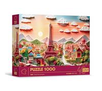 Trefl - Puzzle Effet 3D, Paris - 1000 Pièces - 40ème Anniversaire Trefl, Paper Art, Puzzle Premium pour Les Adultes et Les Enfants à partir de 14 Ans