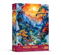 Trefl - Puzzle Effet 3D, Vallée - 1000 Pièces - 40ème Anniversaire, Paper Art, Puzzle Premium pour Les Adultes et Les Enfants à partir de 14 Ans