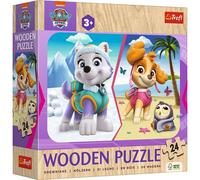 TREFL Puzzle en bois avec Paw Patrol : Mä dchen Patrouille 24 pièces