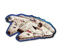 Trefl - Puzzle en Bois Contour Star Wars, Faucon Millenium - 160 Pièces, Wood Craft, Puzzle à Formes irrégulières, 10 Figurines, Casse-tête Premium pour Adultes et Enfants à partir de 9 Ans
