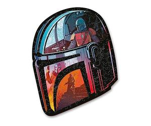 Trefl - Puzzle en Bois Contour: Star Wars The Mandalorian - 160 Pièces, Wood Craft, Puzzle à formes irrégulières, 10 Figurines, Casse-tête Premium pour adultes et enfants à partir de 12 ans