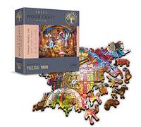 Trefl - Puzzle en Bois, De La Chambre Magique - 1000 Pièces, Artisanat en Bois, Formes Irrégulières, 100 Figures d'animaux, Puzzle Moderne De Qualité Supérieure, Bricolage