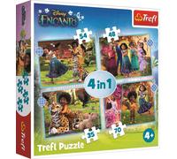 TREFL Puzzle Encanto 4in1 (35,48,54,70 pièces)