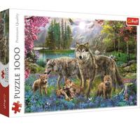 TREFL Puzzle Famille de loups 1000 pièces