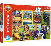 TREFL Puzzle Fireman Sam : Sam et ses amis MAXI 24 pièces