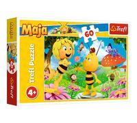 Trefl - Puzzle - Fleur pour Maja Maya l'Abeille 60 Pièces, pour Enfants à partir de 4 Ans