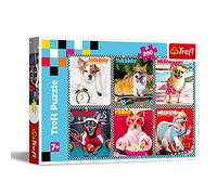 Trefl - Puzzle - Heureux Dogs 200 Pièces, pour Enfants à partir de 7 Ans