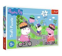 Trefl Puzzle Jour Actif de Peppa Pig – 24 Maxi pièces – Dès 3 ans