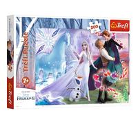 Trefl - Puzzle - Le Monde Magique des Soeurs, Disney La Reine des neiges 2, 200 Pièces, pour Les Enfants à partir de 7 Ans