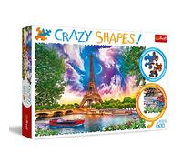 Trefl Puzzle - Le Paradis sur Paris, 600 Pièces, Crazy Shapes, Qualité Premium, pour Adultes et Enfants à partir de 10 Ans
