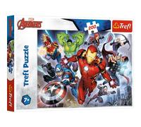 Trefl - Puzzle - Les Braves Avengeurs Marvel Avengers 200 Pièces, pour Les Enfants à partir de 7 Ans