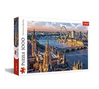 Trefl - Puzzle Londres - 1000 Pièces, Angleterre, Capitales d'europe, Vue sur la Ville, Bâtiments Célèbres de Londres, DIY Puzzle, Divertissement Créatif, Cadeau, Puzzles Classiques