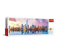 Trefl, Puzzle, Manhattan, 1000 PIèces, Panorama, Haute Qualité, Puzzle New York, Lieu aux USA, Puzzle USA, Paysage Urbain, Grande Pomme, pour Adultes et Enfants à partir de 12 Ans