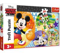 TREFL Puzzle Mickey Mouse Sport MAXI 24 pièces