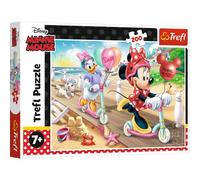 Trefl - Puzzle - Minnie sur la Plage Disney Minnie 200 Pièces, pour Enfants à partir de 7 Ans