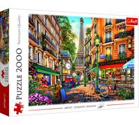Trefl - Un Après-Midi À Paris, France - Puzzle 2000 Pièces - Capitale Européenne, Tour Eiffel, Puzzle de Bricolage, Créatif, Amusement, Puzzles Classiques pour Adultes et Enfants de Plus de 12 Ans