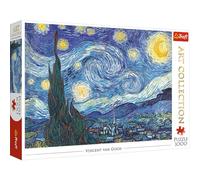 Trefl, Puzzle, Nuit Étoilée, Vincent Van Gogh, 1000 Pièces, Collection d'art, Qualité Premium, pour Adultes et Enfants à partir de 12 Ans