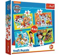 Trefl Puzzle - Paw Patrol 4 in 1 Puzzle - 12 à 24 pièces