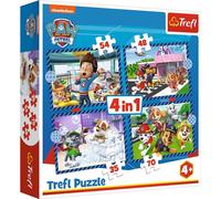 TREFL Puzzle Paw Patrol : Affaires de chiens 4in1 ( 35,48,54,70 pièces)