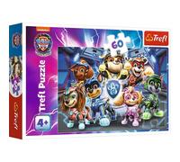 Trefl Puzzle Paw Patrol Film, puzzle pour enfants, 60 pièces, 33 x 22 cm, 17385