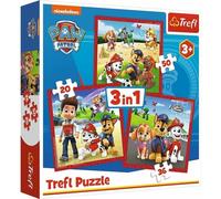 TREFL Puzzle Paw Patrol : Merry Dogs 3in1 (20,36,50 pièces)