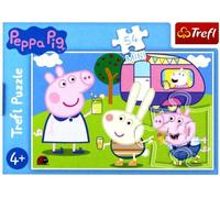 TREFL Puzzle Peppa Pig : Camping 54 Teile
