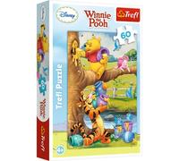 Trefl - Puzzle - Petit Quelque Chose Disney Winnie l'ourson 60 Pièces, pour Les Enfants à partir de 4 Ans