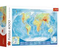 Trefl Puzzle Physische Landkarte, 4000 Teile, 136 x 96 cm, 45007