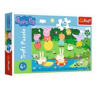 Trefl - Puzzle - Plaisirs de l'été Peppa Pig 60 Pièces, pour Enfants à partir de 4 Ans