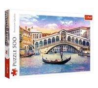 Trefl, Puzzle, Pont du Rialto, Venise 500 Pièces, Qualité Premium, pour Adultes et Enfants à partir de 10 Ans