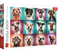 Trefl partir 2000 Pièces Qualité Premium pour Adultes et Enfants de Plus de 12 Ans Puzzle, TR27119, Portraits Amusants des Chiens II