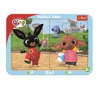 TREFL Puzzle pour bébé Bing joue 2in1, 10 pièces