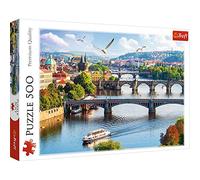 Trefl Puzzle – Prague, République tchèque – 500 pièces – Qualité premium – Dès 10 ans