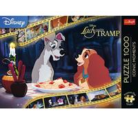 TREFL Puzzle Premium Plus Iconic Moments : La Dame et le Clochard 1000 Teile