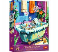 Trefl Puzzle Premium Plus Quality 1000 el. Miau, Relaks, Powtórz Trefl