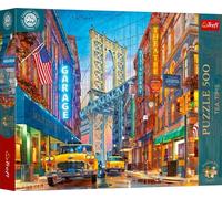 Trefl - Puzzle Premium Plus : Tea Time : Vue du pont de Manhattan - 500 pièces