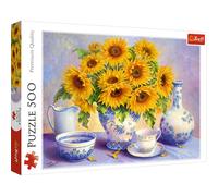 Trefl, Puzzle, Sonnenblumen, 500 Teile, Premium Quality, für Erwachsene und Kinder AB 10 Jahren, Tournesols