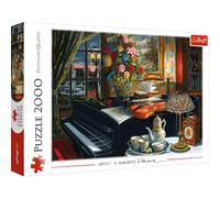 Trefl, Puzzle, Sons de musique, 2000 Pièces, Instruments, Intérieur, Musique, Amusement Créatif, Puzzle Coloré, Réduction du Stress, Puzzle Classique, Puzzle pour Adultes et Enfants à partir de 12 ans