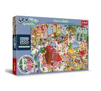 Trefl - Puzzle Spy Guy Lost Items : Gdańsk, Pologne - 500 pièces, Devenez Détective et Trouvez 20 différences, Objets Perdus, Divertissement Créatif pour Adultes et Enfants à partir de 10 Ans
