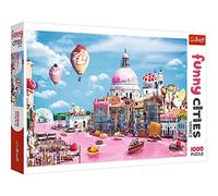 Trefl, Puzzle, Süßigkeiten in Venedig, 1000 Teile, Funny Cities, Premium Quality, für Erwachsene und Kinder AB 12 Jahren