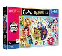 Trefl Puzzles 160 XL Super Shape-Formes Folles-Grandes Pièces, Personnages De Contes De Fées À Colorier À Partir De 6 Ans, 50027, Couleurs Rainbow High, one size