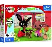 TREFL Puzzle Super Shape XXL Bing Bunny : Jouer avec le chien 60 pièces
