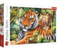 TREFL Puzzle Tigre et garçon 1500 pièces