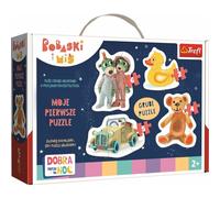 Trefl Puzzle Treflici - Bonne nuit chers enfants 4en1 (3,4,5,6 pièces)